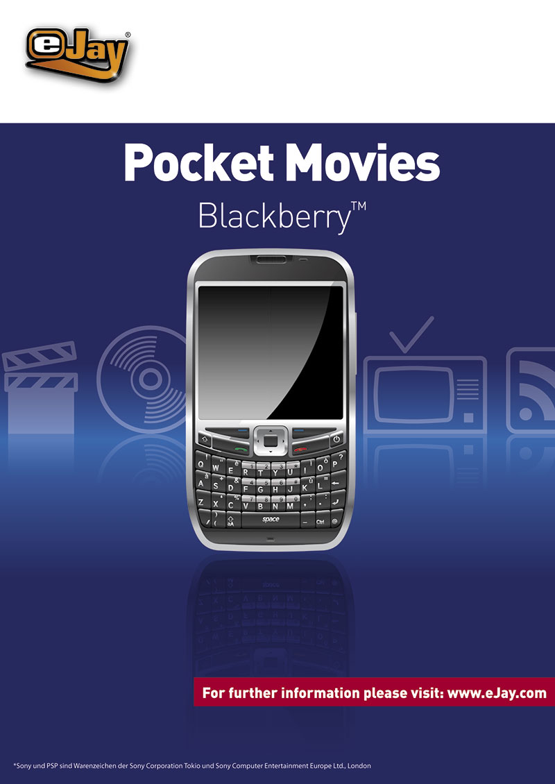 eJay Pocket Movies for Blackberry. Convertir videos para Blackberry