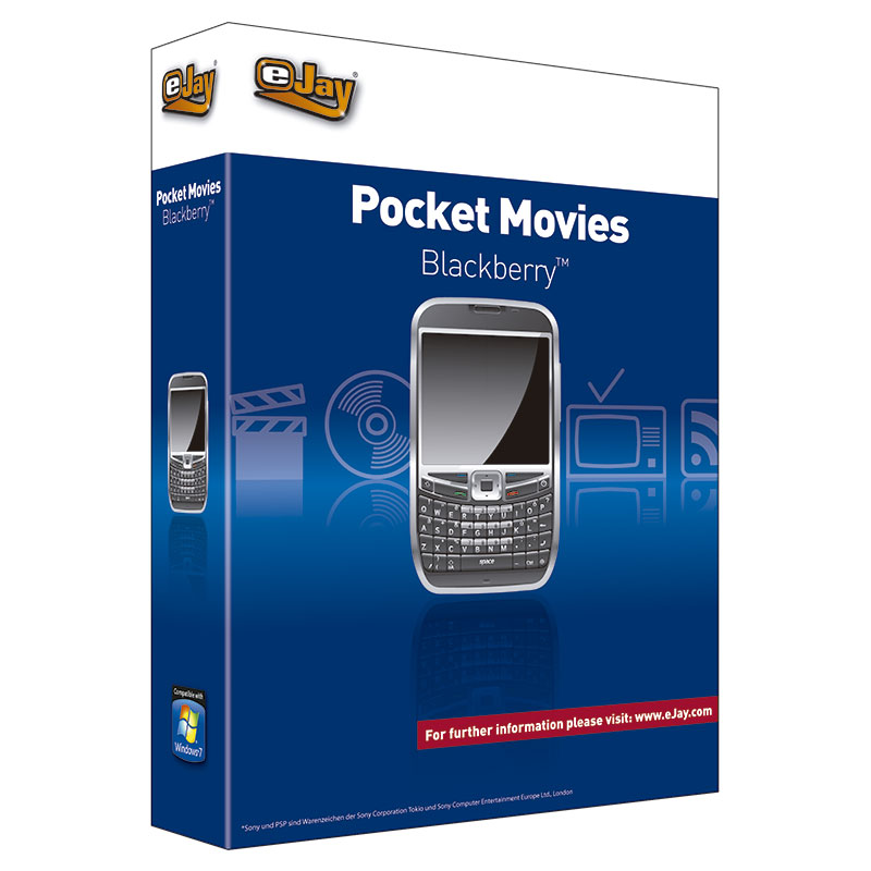 eJay Pocket Movies for Blackberry. Convertidor de Videos para teléfonos Blackberry
